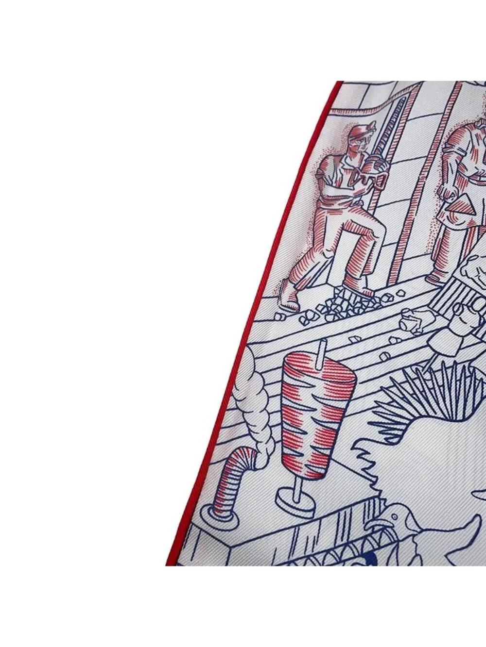 Hermes Scarf Carre 90 Roulis Animapolis Fleuri - Picture 2 of 7